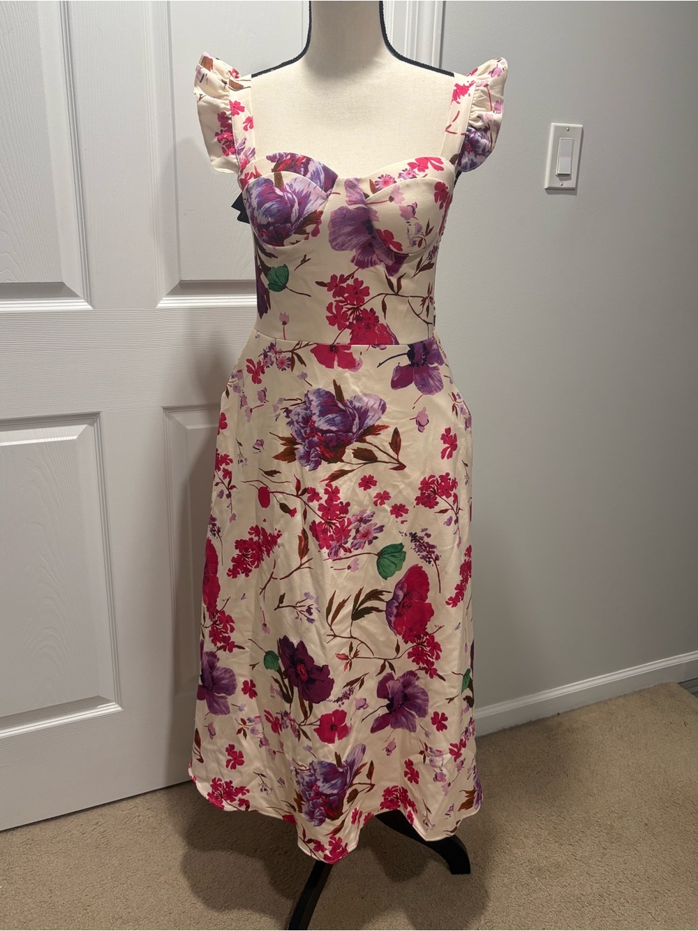 Spring Summer Floral Maxi Dress